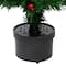 3ft. Fiber Optic Color Changing Artificial Christmas Tree with Red Berries
